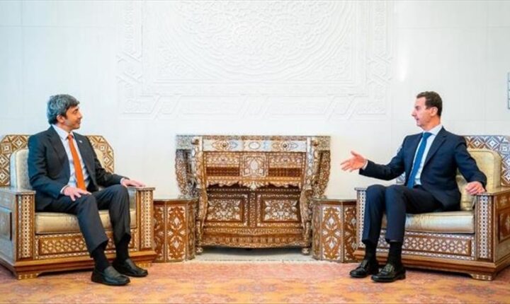 وزير خارجية الإمارات يلتقي الأسد في دمشق لأول مرة منذ 2011