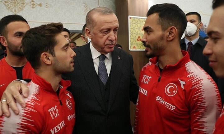 أردوغان: تركيا تعد بمستقبل حافل بالنجاح في الرياضة