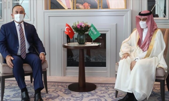 وزيرا الخارجية التركي والسعودي يبحثان العلاقات الثنائية