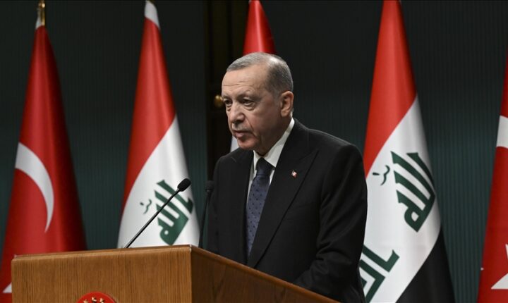 أردوغان: “طريق حرير جديد” من البصرة إلى تركيا في مؤتمر صحفي للرئيس التركي مع رئيس الوزراء العراق محمد شياع السوداني