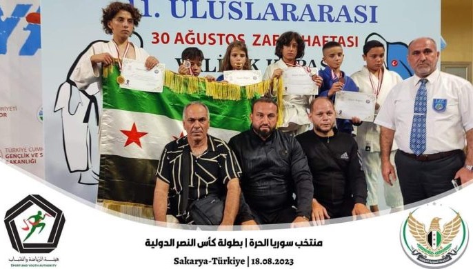 منتخب سورية الحرة يحصل على مراكز متقدمة في بطولة كأس النصر الدولية للجودو في تركيا