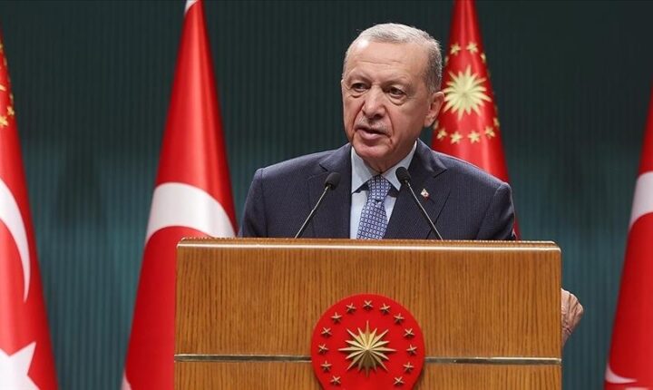 رئيس الجمهورية التركية السيد رجب طيب أردوغان يدعو الإنسانية لوقف الوحشية في غزة