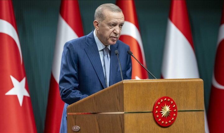 رئيس الجمهورية التركية السيد رجب طيب أردوغان: التعاون الدولي والإرادة المشتركة ضروريان في مكافحة الإرهاب.