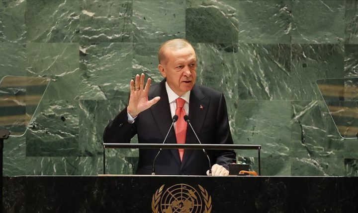 أردوغان يخاطب الجمعية العامة للأمم المتحدة للمرة الـخامسة عشرة