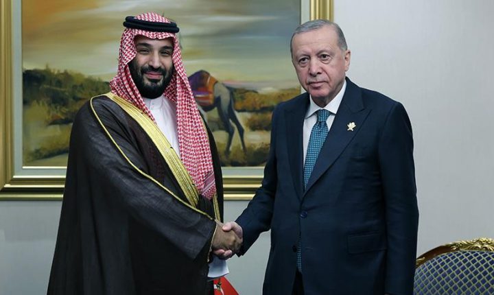 الرئيس أردوغان يلتقي ولي العهد السعودي في الدوحة