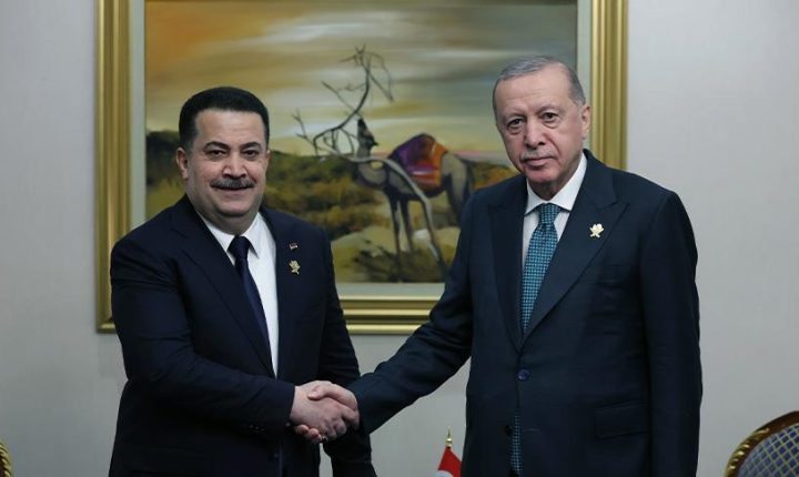 أردوغان يلتقي رئيس وزراء العراق على هامش قمة الدوحة