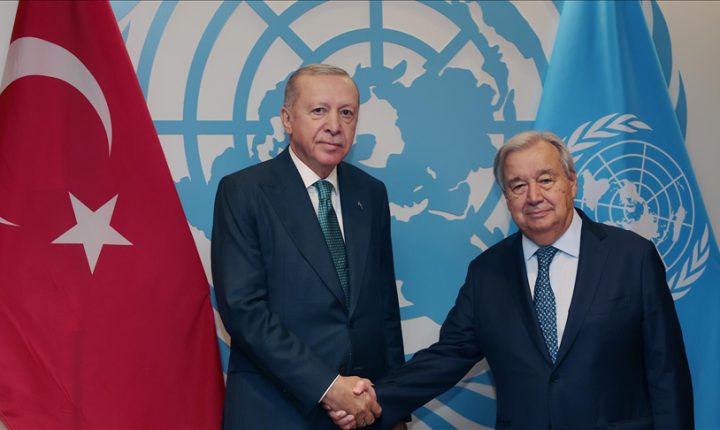 أردوغان يلتقي غوتيريش في نيويورك