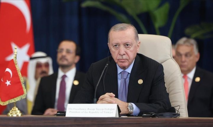 الرئيس أردوغان يشارك في مراسم توقيع “اتفاق شرم الشيخ”