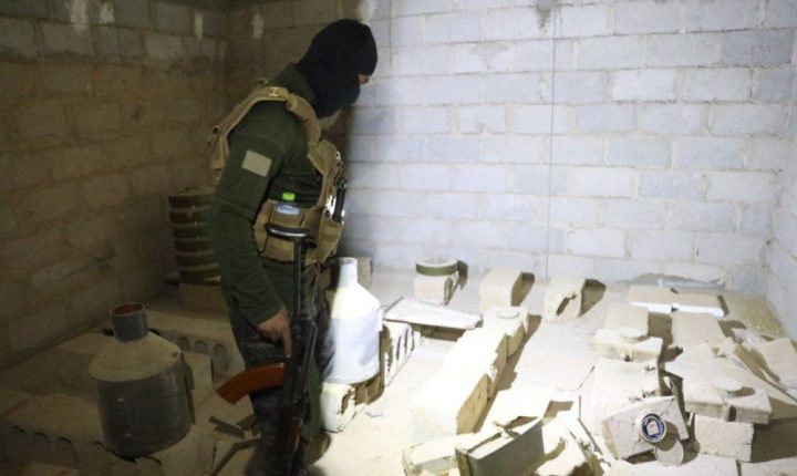 الأمن الداخلي يعثر على مستودع ألغام وصواعق في البوكمال