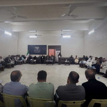 جلسات تعارف بين أعضاء الهيئات الناخبة ضمن الحملة الانتخابية لعضوية مجلس الشعب