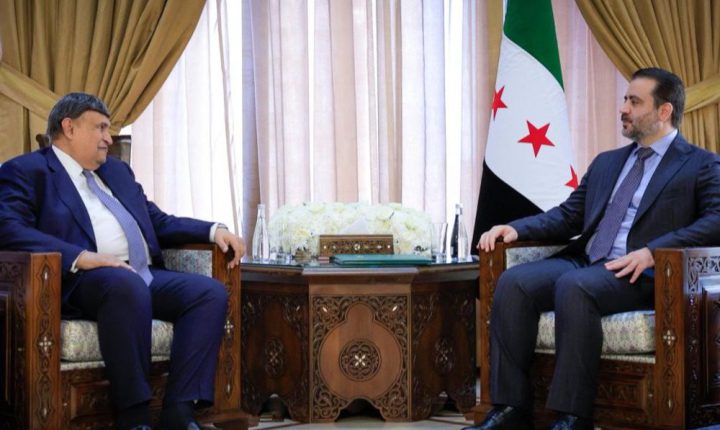 الشيباني يبحث مع وفد من شبكة “الآغا خان” التعاون في مجالات التنمية والخدمات الاجتماعية