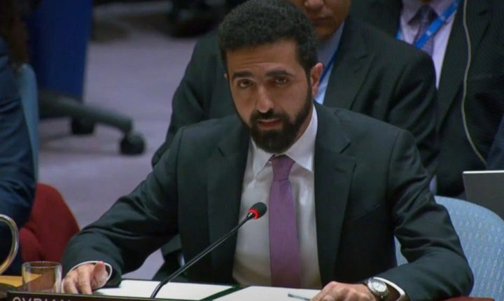 مندوب سوريا الدائم لدى الأمم المتحدة إبراهيم علبي جرائم الاحتلال الإسرائيلي تهدف لتقويض أمن واستقرار سوريا