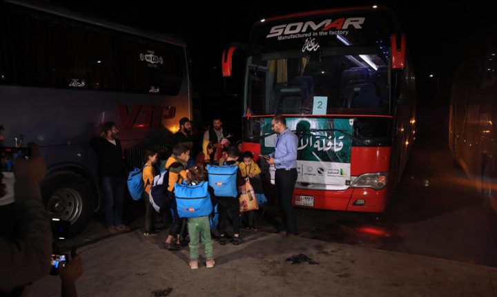 إجلاء دفعة جديدة من عائلات محتجزة بمخيم الهول