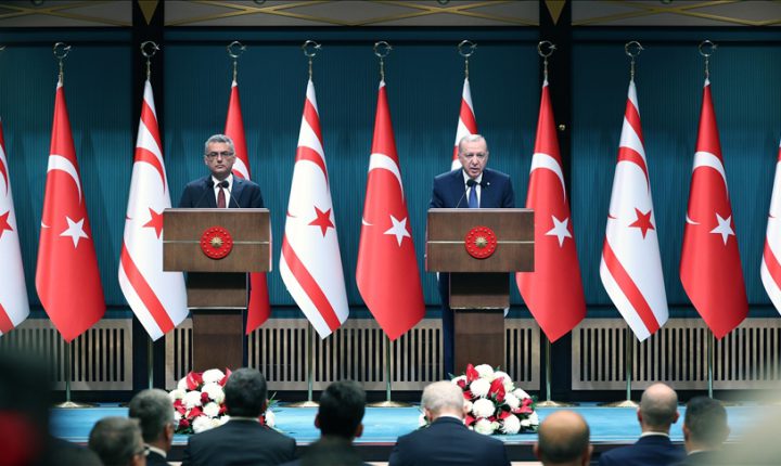 أردوغان: حل القضية القبرصية يكمن بالتعايش بين دولتين في الجزيرة