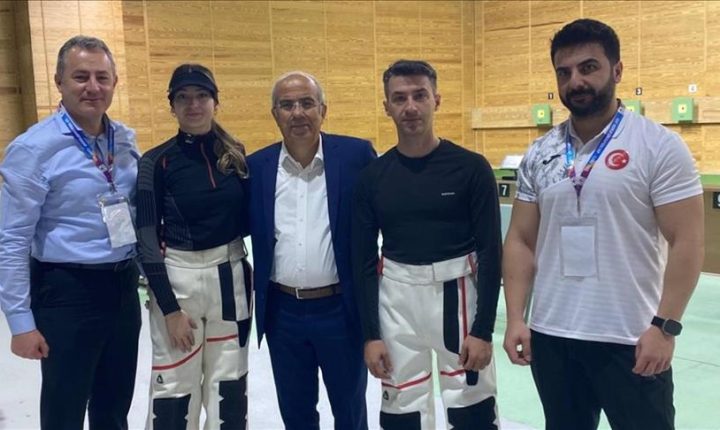 تركيا تفوز ببرونزية بطولة العالم في الرماية فئة البندقية الهوائية