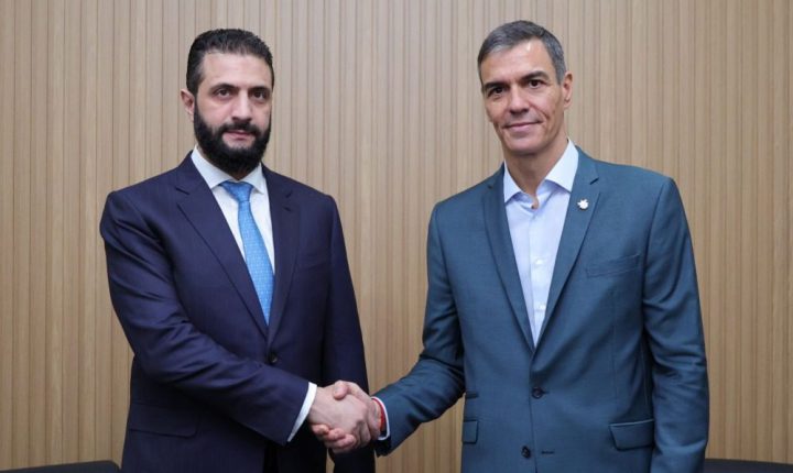 الشرع يلتقي رئيس وزراء إسبانيا على هامش قمة المناخ في البرازيل