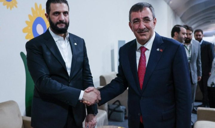 الشرع يلتقي نائب الرئيس التركي على هامش قمة المناخ