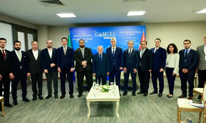 الشعار يبحث مع وزير التجارة التركي مستقبل العلاقات الاقتصادية والتجارية