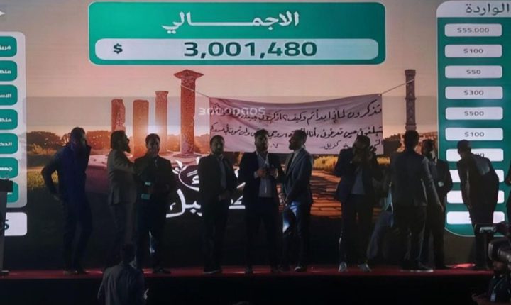 حملة “الوفاء لكفرنبل” تتجاوز ثلاثة ملايين دولار خلال ساعات