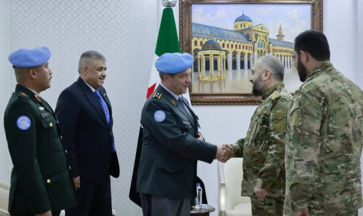 وزير الدفاع السوري يستقبل رئيس بعثة “الانتسو” لحفظ السلام ويبحثان التنسيق المشترك