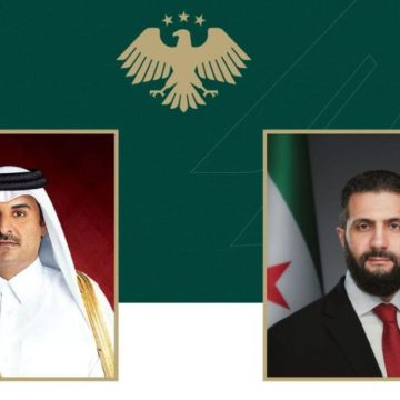 الشرع وأمير قطر يبحثان هاتفياً تعزيز التعاون الثنائي