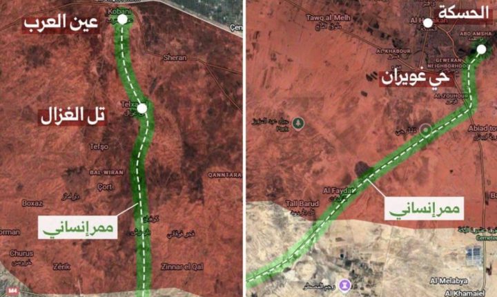 الجيش السوري يعلن افتتاح ممرين إنسانيين في محافظتي الحسكة وحلب