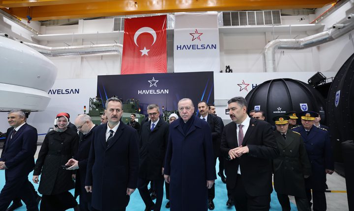 أردوغان يتفقد مجمع “هافيلسان” التكنولوجي
