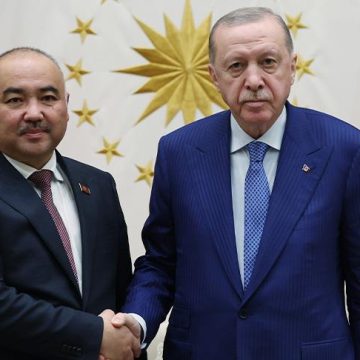 أردوغان يستقبل رئيس البرلمان القرغيزي
