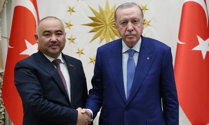 أردوغان يستقبل رئيس البرلمان القرغيزي