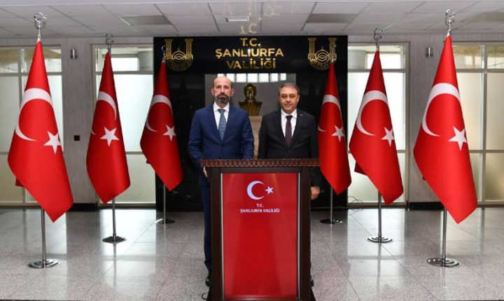 محافظ الرقة السورية يزور والي شانلي أورفا