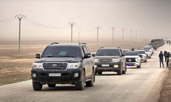 رتلٌ من الأمن السوري يدخلُ مدينة الحسكة تنفيذا للاتفاق مع ب ك ك الإرهابي