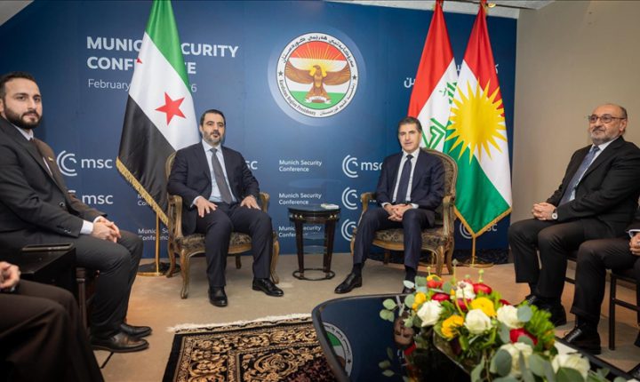 الشيباني ونيجرفان بارزاني يبحثان ملفي الإعمار والاقتصاد في سوريا