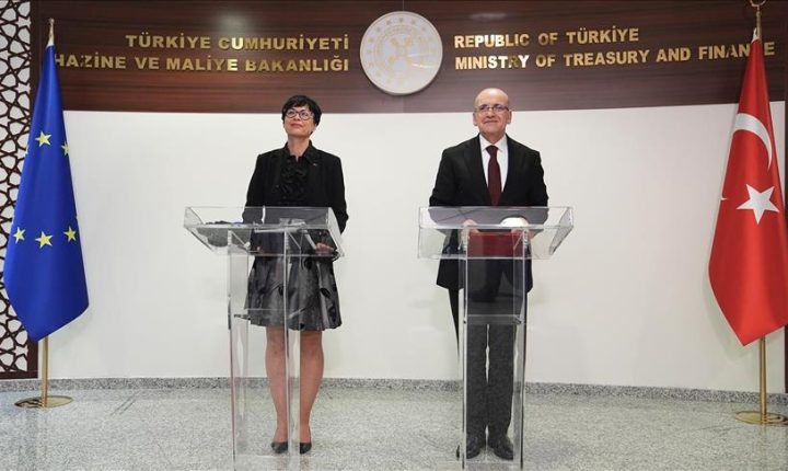 شيمشك: العضوية الكاملة بالاتحاد الأوروبي تظل هدف تركيا الاستراتيجي