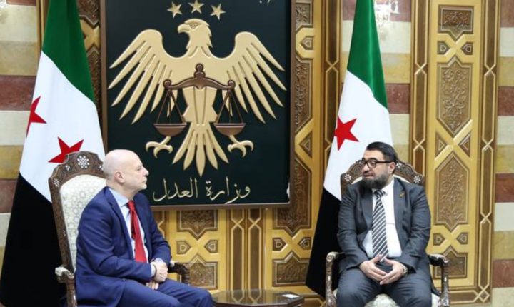 وزير العدل يبحث مع نائب المبعوث الأممي سبل التعاون في المجالات القانونية