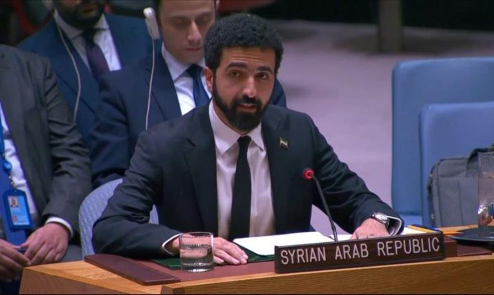 مندوب سوريا في الأمم المتحدة : لا تفريط في سيادتنا أو حقوقنا