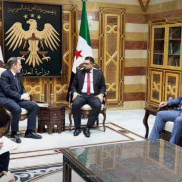 وزير العدل السوري يبحث مع وفد أممي التعاون في مجال التحقيقات الجنائية وجمع الأدلة