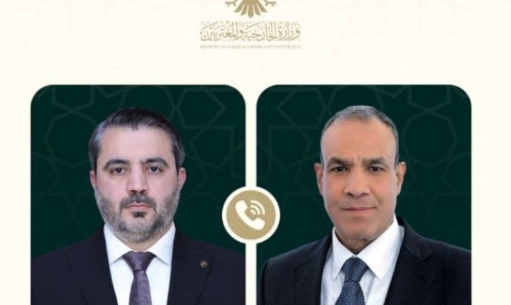 الشيباني يبحث مع نظيره المصري العلاقات الثنائية وخفض التوتر في المنطقة