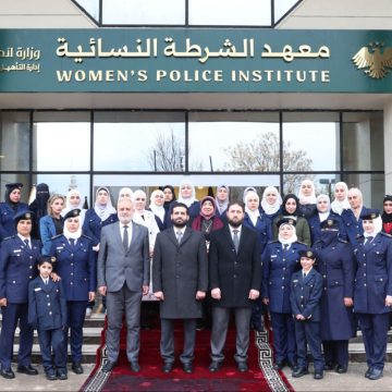 وزير الداخلية السوري يفتتح معهد الشرطة النسائية