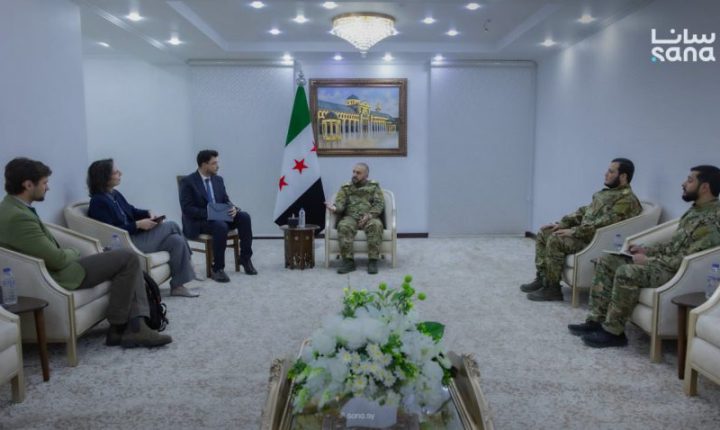 وزير الدفاع  السوري يبحث مع المبعوثة البريطانية تعزيز العلاقات الثنائية