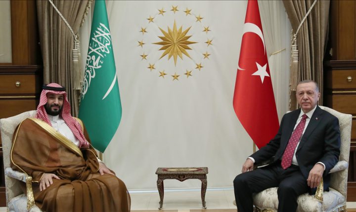 أردوغان وولي العهد السعودي يبحثان مستجدات المنطقة