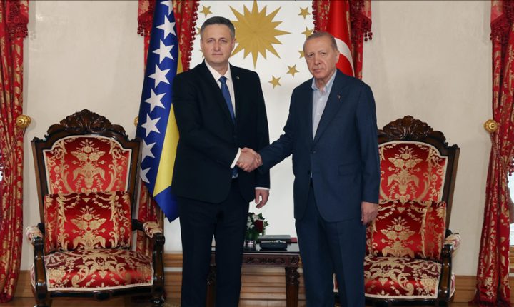 أردوغان يستقبل رئيس مجلس رئاسة البوسنة