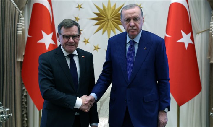 أردوغان يلتقي وزير الخارجية الألماني