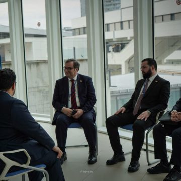 وفد سوريا يلتقي في فيينا رئيسة مجموعة العمل المالي و رئيس مجموعة مكافحة غسل الأموال على هامش القمة العالمية لمكافحة الاحتيال