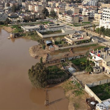نزوح من حي بمدينة الحسكة جراء فيضان نهر الخابور