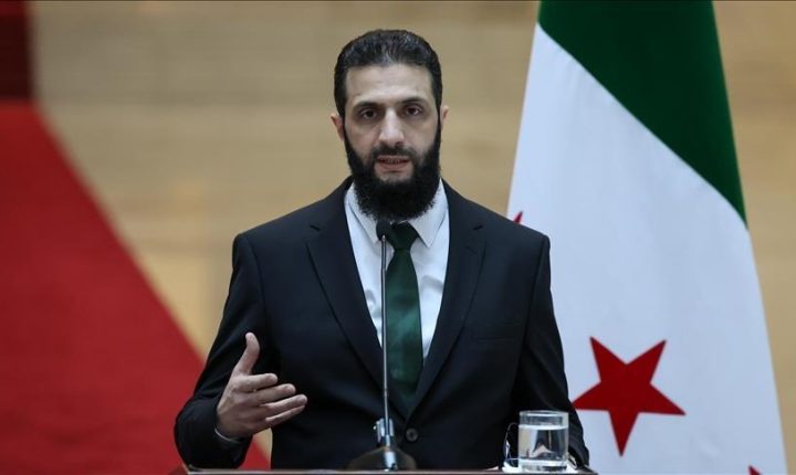 الشرع يجدد لأمير قطر إدانة سوريا لـ”العدوان الإيراني”