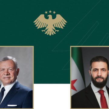 الشرع يبحث هاتفياً مع العاهل الأردني تطورات التصعيد في المنطقة