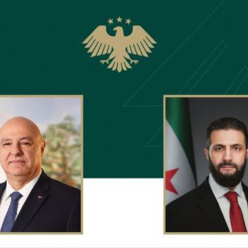 الشرع يبحث هاتفياً مع  جوزاف عون التطورات الإقليمية وأمن الحدود