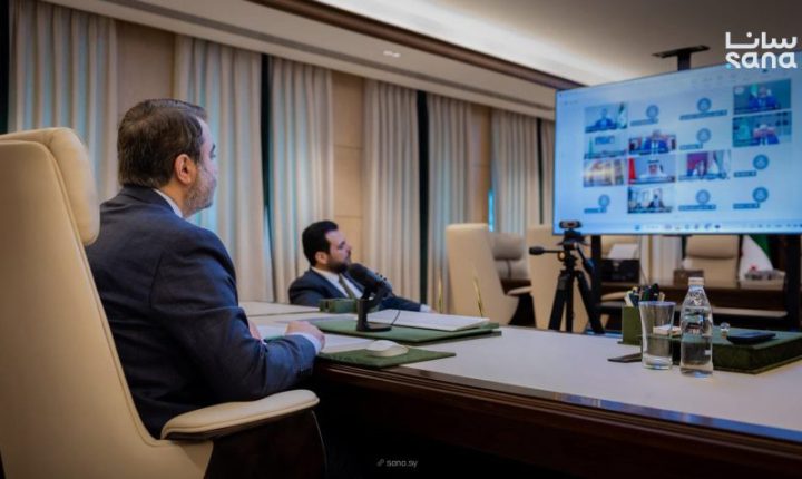 الشيباني يشارك في اجتماع مجلس الجامعة العربية عبر الاتصال المرئي