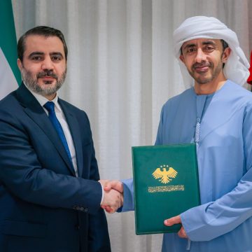 الشيباني يسلّم نظيره الإماراتي رسالة خطية من الرئيس الشرع إلى رئيس دولة الإمارات