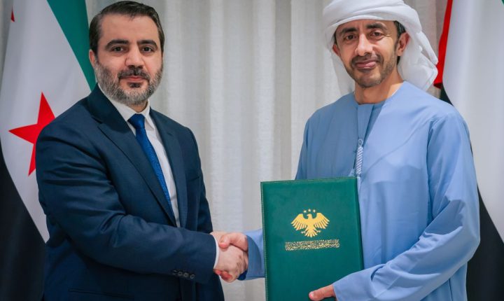 الشيباني يسلّم نظيره الإماراتي رسالة خطية من الرئيس الشرع إلى رئيس دولة الإمارات